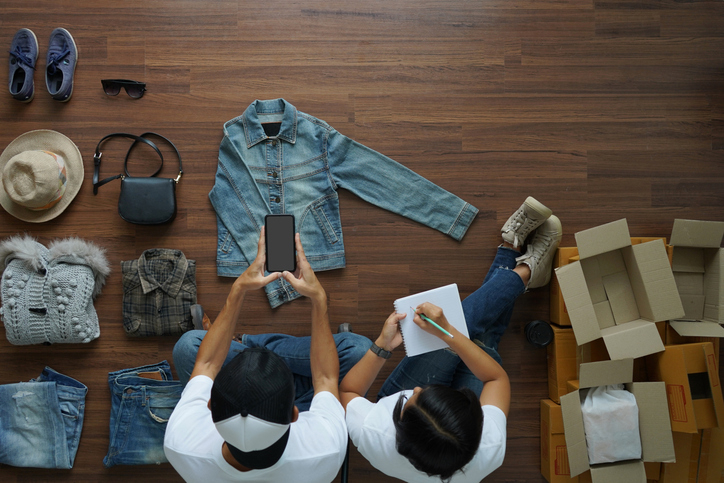 Young couple takes photo inventory of their possessions to be more prepared for a disaster
