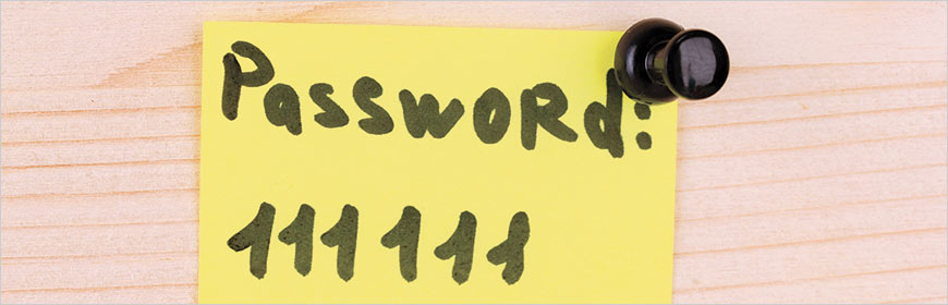 passwords and using a password manager